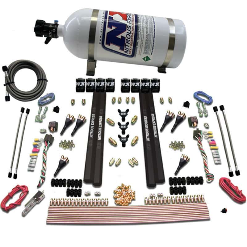 Nitrous Express — Nitrous Express 6 Cyl SX2 Dual Stage Nozzle Nitrous Kit w/10lb Bottle
Injection System Kit
N2OSys - view 3