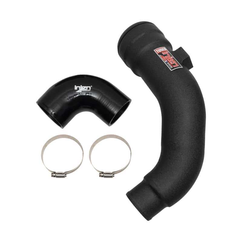 Injen — Injen 17-22 Ford F250/F/350/F-450/F-550 V8-6.7L Turbo Diesel Wrnkl Blk Intercooler Cold Side Piping - view 2