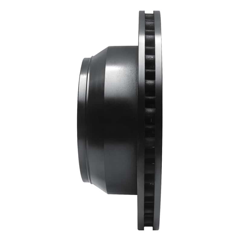 R1 Concepts — R1 99-04 Ford F-350 Super Duty 2WD Rear Left Drilled & Slotted Black Brake Rotor
R1 Brake Rotor Drill - view 3