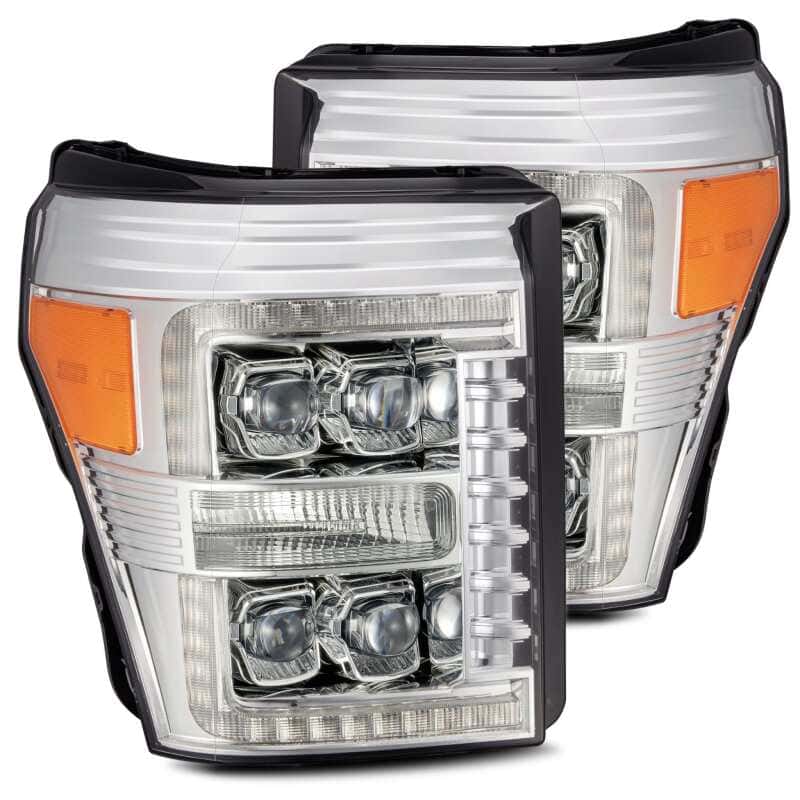 AlphaRex — AlphaRex 11-16 Ford F-350 SD NOVA LED Proj Headlights Plank Style Chrm w/Activ Light/Seq Signal
Projector Headlights - view 2