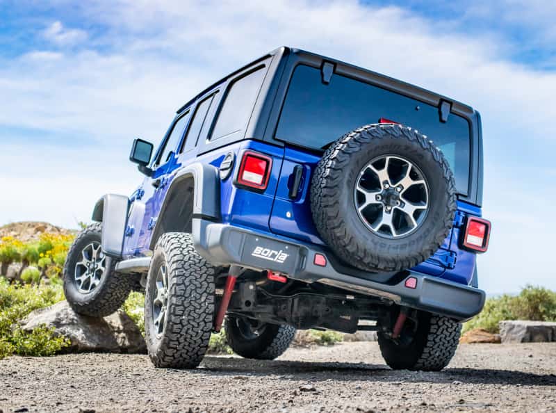 Borla — Borla 18-19 Jeep Wrangler JLU 2.0L AT/MT 4WD S Type (Climber) Catback Exhaust
Cat-Back System - view 3