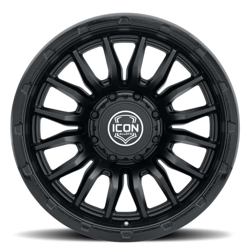 ICON — ICON Alloys Cajon 20x9 / 8x180 / 12mm / 5.5in BS Double Black Wheel
WHEEL - view 3