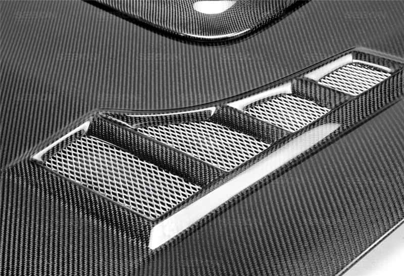Seibon — Seibon 02-03 Subaru WRX CW Carbon Fiber Hood - view 12