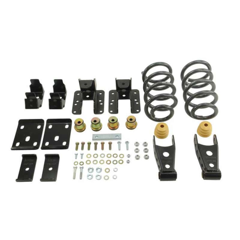 Belltech — Belltech LOWERING KIT 14 Silverado/Sierra Ext/Crew Cab 2WD 3in or 4in Front/4in Rear w/o Shocks
LOWERING KIT - view 3