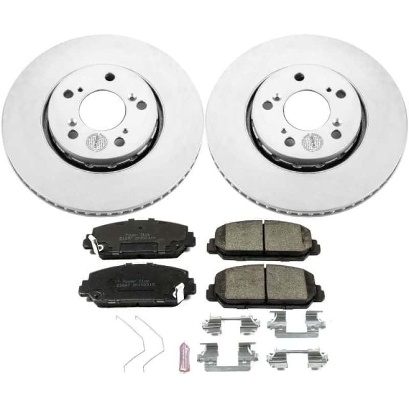 PowerStop — Power Stop 14-19 Acura RLX Front Z17 Evolution Geomet Coated Brake Kit - view 1
