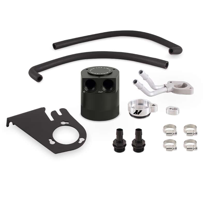 Mishimoto — Mishimoto 11-16 Ford 6.7L Powerstroke Baffled Oil Catch Can Kit
Oil Catch Can Kit - view 1