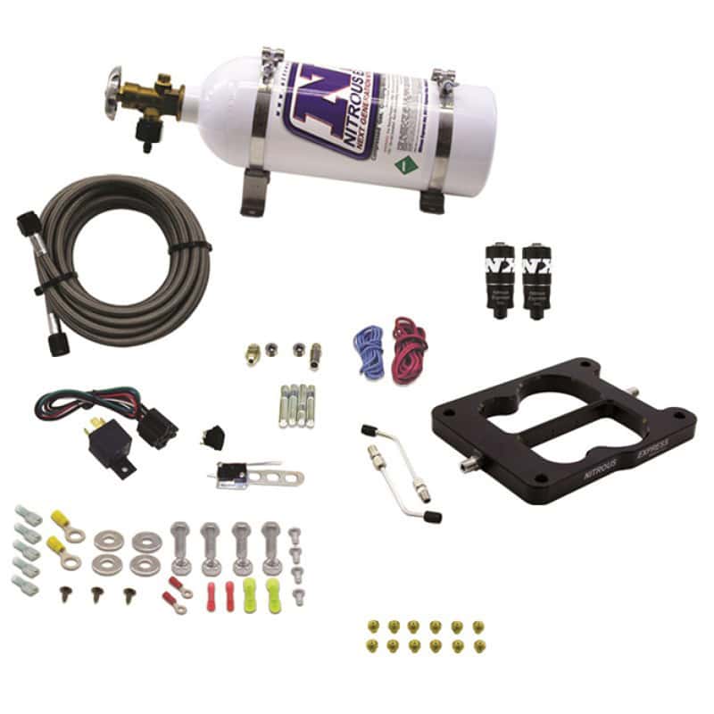 Nitrous Express — Nitrous Express Q-Jet/Holley Spread Bore Hitman Nitrous Kit (100-150-200HP) w/Composite Bottle
Injection System Kit
N2OSys - view 3