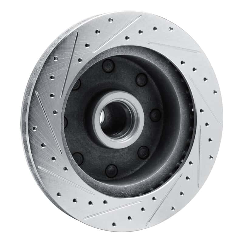 R1 Concepts — R1 73-77 Dodge B300 Van (71-74) / B300 (75-80) Front Right Drilled & Slotted Silver Brake Rotor
R1 Brake Rotor Drill - view 4