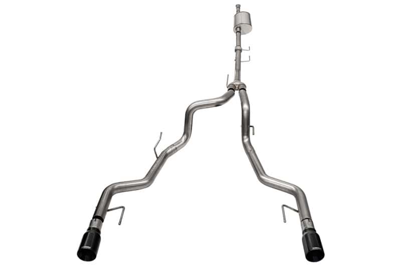 CORSA Performance — Corsa 2021-2025 Ford F-150 SuperCrew/5.5ft Bed 3.5L V6 Sport Cat-Back Dual Rear Exit-Black PVD
Exhaust - view 2