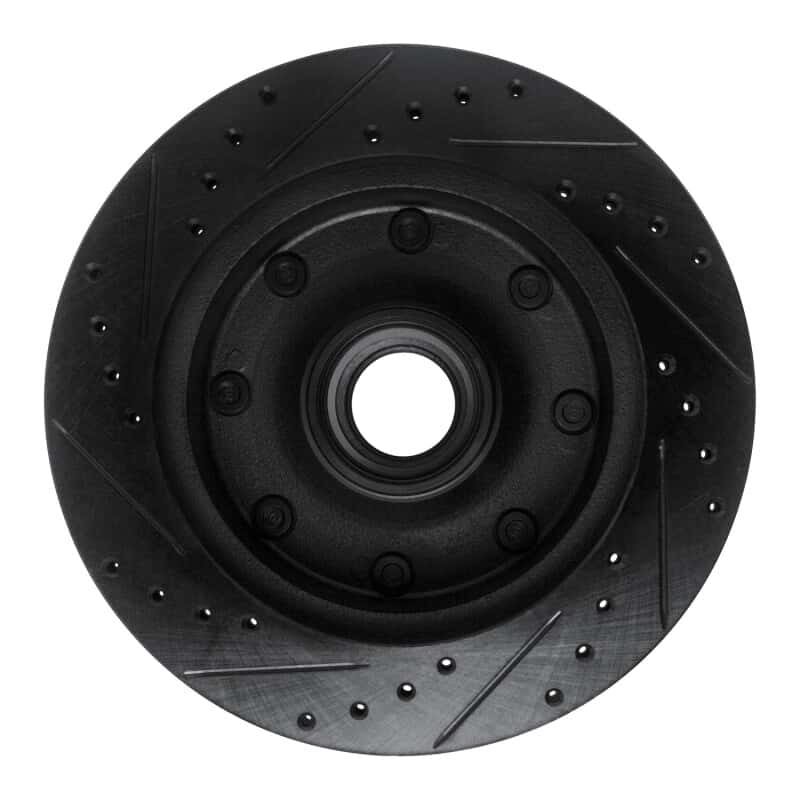 R1 Concepts — R1 86-94 Ford E-250 Econoline Club Wagon Front Right Drilled & Slotted Black Brake Rotor
R1 Brake Rotor Drill - view 5