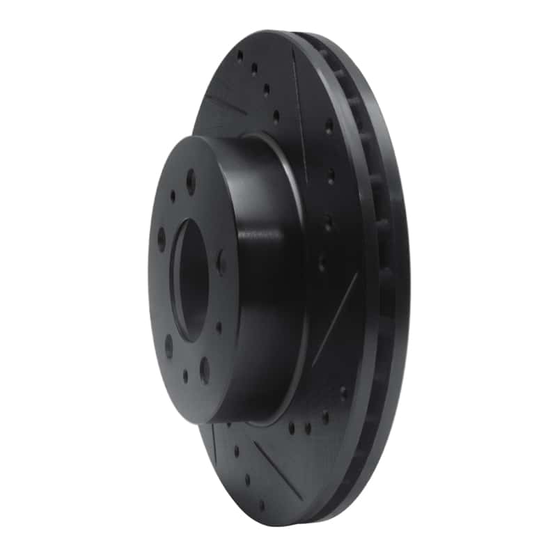 R1 Concepts — R1 95-97 Ford Crown Victoria Front Right Drilled & Slotted Black Brake Rotor
R1 Brake Rotor Drill - view 2