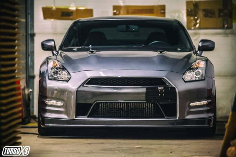 Turbo XS — Turbo XS 09-17 Nissan GT-R Towtag License Plate Relocation Kit
License Bracket - view 2