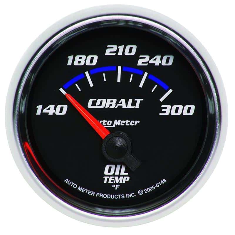 AutoMeter — Autometer Cobalt 2 1/6in 140-300 Degree F Oil Temperature Gauge
GA 2" OILT ELECT CB - view 2