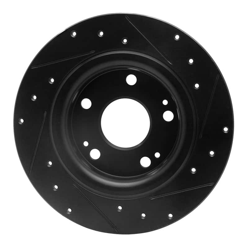 R1 Concepts — R1 17-20 Honda Civic Sedan Rear Left Drilled & Slotted Black Brake Rotor
R1 Brake Rotor Drill - view 5