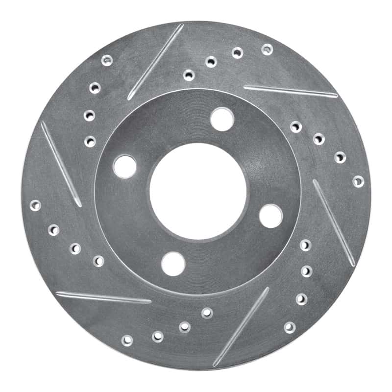 R1 Concepts — R1 78-92 Audi 80 Front Left Drilled & Slotted Silver Brake Rotor
R1 Brake Rotor Drill - view 1