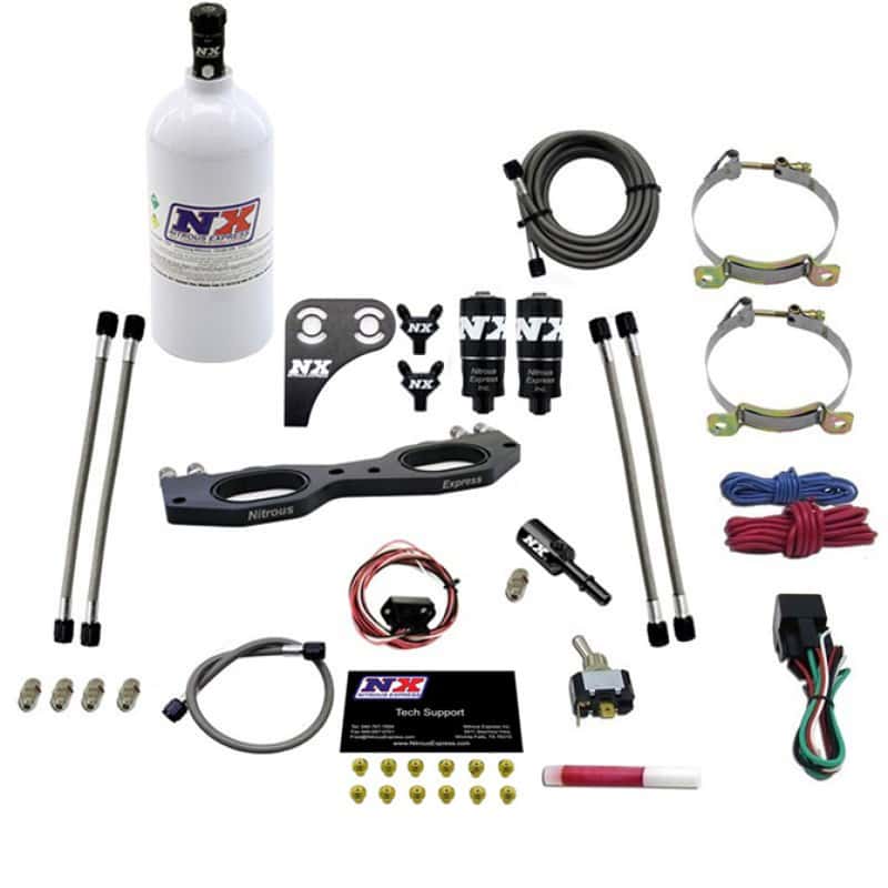 Nitrous Express — Nitrous Express Polaris RZR 1000cc Nitrous Plate Kit w/2.5lb Bottle
Injection System Kit
N2OSys - view 3