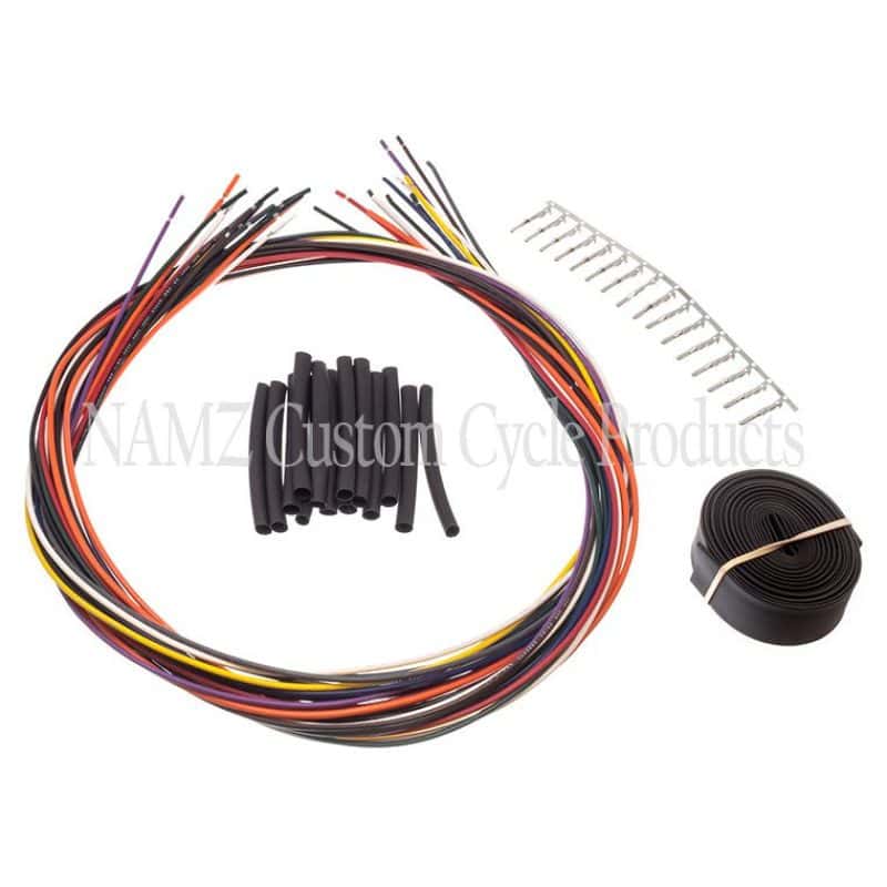 NAMZ — NAMZ 82-95 NON-Bagger Models Handlebar Switch Wire Extensions 48in. (Cut & Solder Applications) - view 1