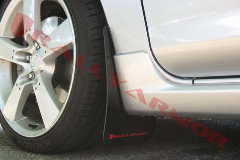 Rally Armor — Rally Armor 04-09 Mazda3/Speed3 Black UR Mud Flap w/ Red Logo
Mud Flap - view 2