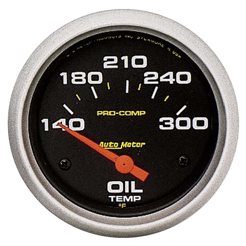 AutoMeter — Autometer Pro-Comp 2-5/8in 140-300 Deg Oil Temperature Gauge
2-5/8" OIL TEMP, 140 - view 1