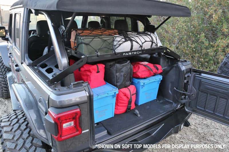 Fabtech — Fabtech 18-21 Jeep JL 4WD 4-Door Interior Cargo Rack - view 3