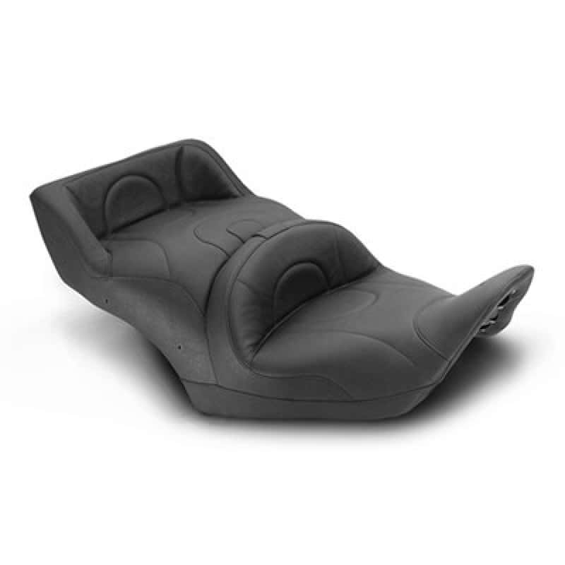 Mustang Motorcycle — Mustang 12-17 Honda Gold Wing Standard Touring Heated 1PC Seat - Black - view 2
