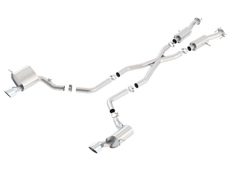 Borla — Borla 2015 Jeep Grand Cherokee SRT8 S-Type Dual Round Rolled Exit Catback Exhaust
Cat-Back System
ExhstSysKt - view 1