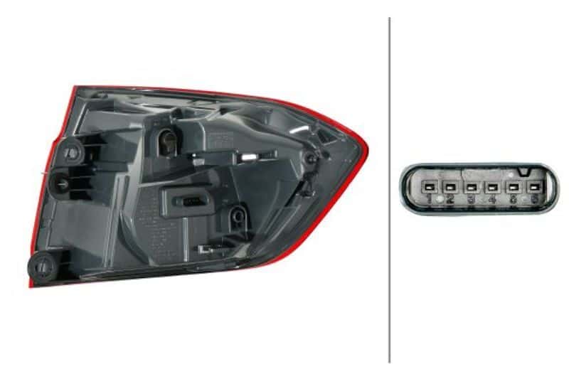 Hella — Hella 2014-2019 BMW 320i M3 Left Tail Light - view 2