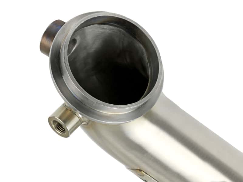 aFe — aFe MACH Force-Xp Downpipe GM Diesel Trucks 15-16 V8-6.6L (td) LML
Stainless Downpipe - view 2