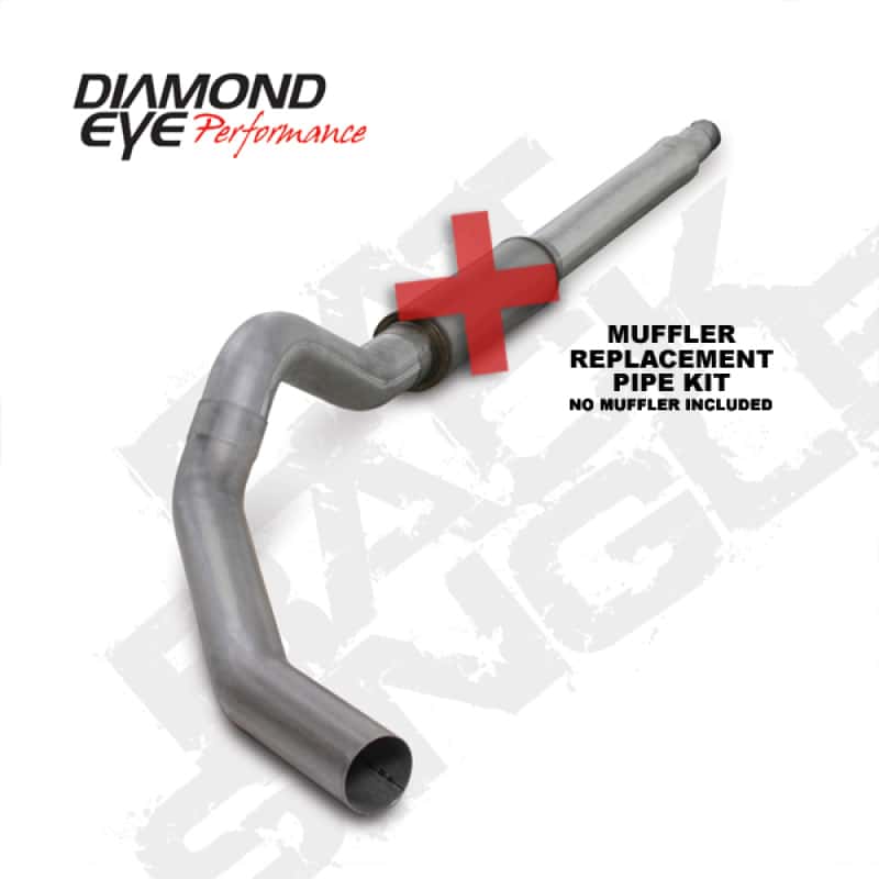 Diamond Eye Performance — Diamond Eye KIT 5in Catback MFLR RPLCMENT PIPE Single AL: 03-07 FORD 6.0L F250/F350
KIT; 5in.; CB MRP SG - view 1