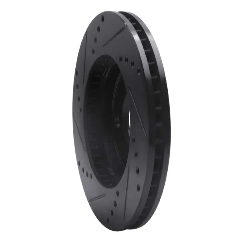R1 Concepts — R1 97-05 Chevrolet Classic Front Right Drilled & Slotted Black Brake Rotor
R1 Brake Rotor Drill - view 4