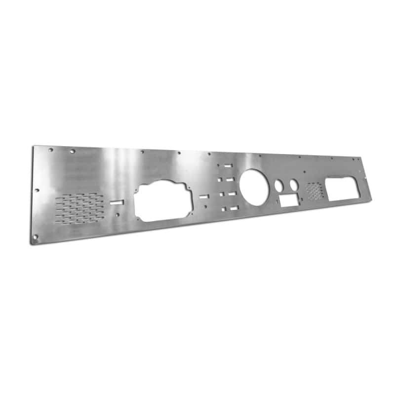 Rugged Ridge — Rugged Ridge 76-86 Jeep CJ Stainless Steel Dash Panel w/ Gauge / Radio / Speaker Cut-Outs
JEEP_HARDPARTS
Dash Panel - view 2