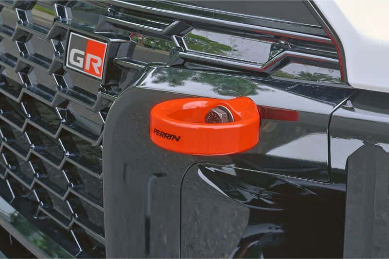 Perrin Performance — PERRIN 23-26 Toyota GR Corolla Front Tow Hook - Red - view 4