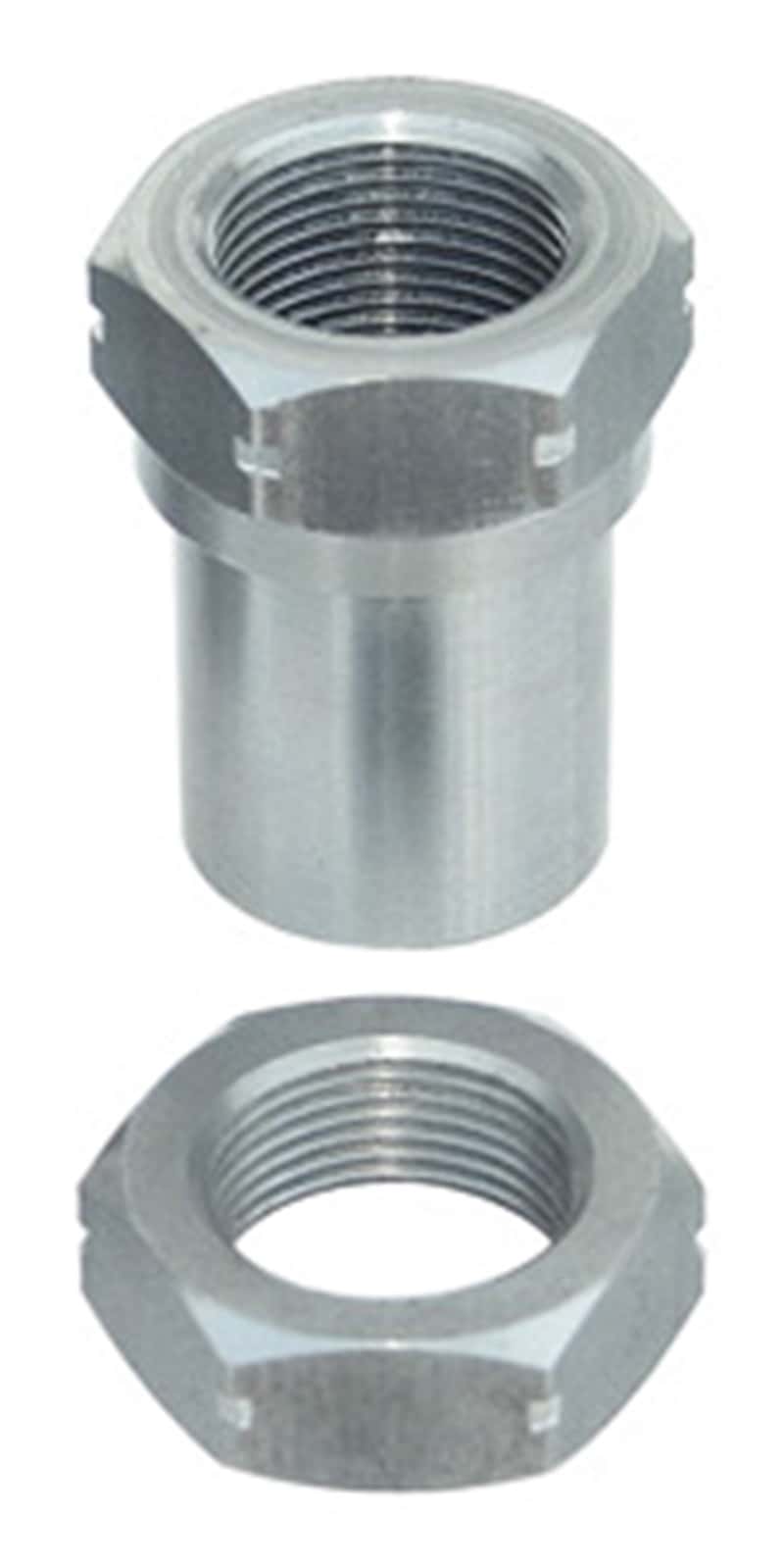 RockJock — RockJock Threaded Bung With Jam Nut 1 1/4in-12 LH Thread Set
Adapter Fitting Bung - view 1