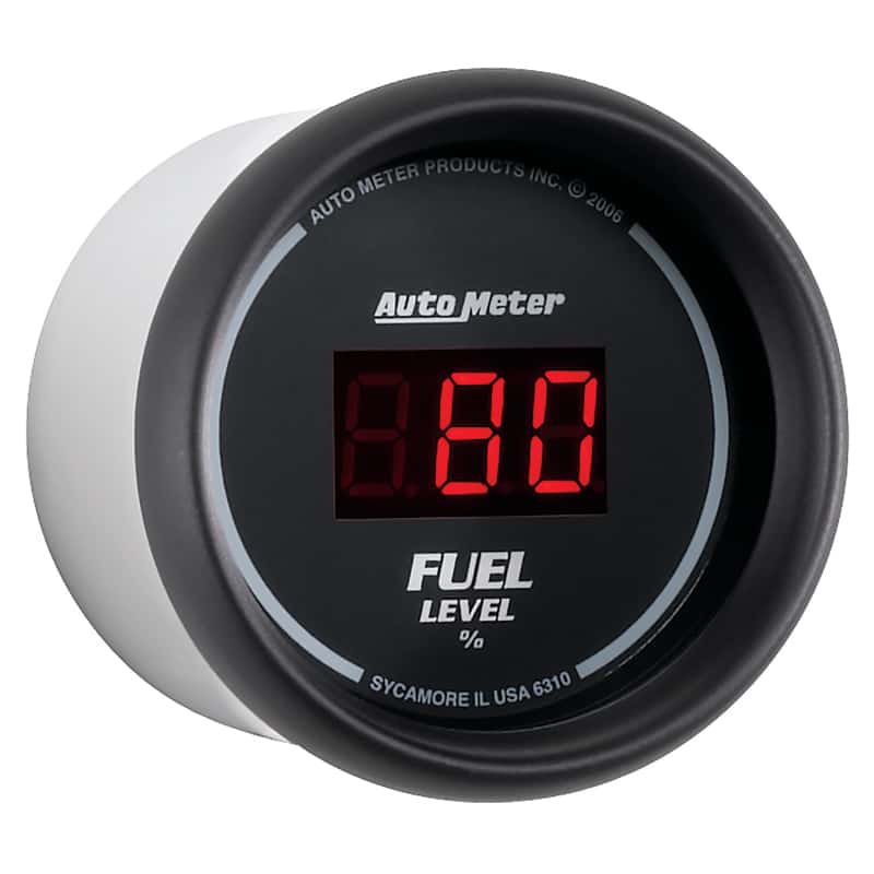 AutoMeter — Autometer 52mm Black Digital Programmable Empty-Full Fuel Level Gauge
2-1/16" FUEL LEVEL, - view 4