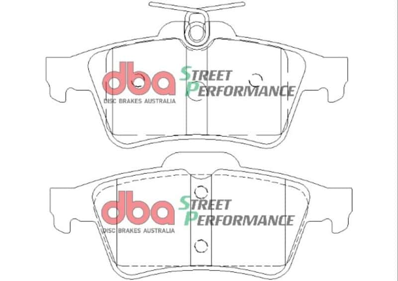 DBA — DBA 08-10 Chevrolet Cobalt (Rear Rotor) SP Performance Rear Brake Pads
Brake Pad - view 1