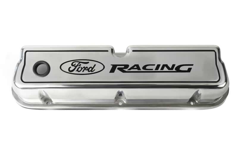 Ford Racing — Ford Racing Logo Die-Cast Black Valve Covers Polished
Valve Cover Set - view 5
