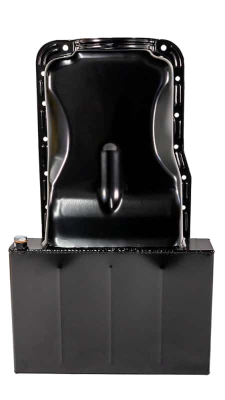 Moroso — Moroso Ford 351W (w/Front Sump) Kicked Out Wet Sump 7qt 8in Steel Oil Pan - view 4