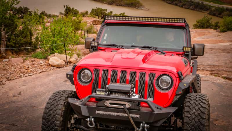 DV8 Offroad — DV8 Offroad 18+ Jeep JL Heat Dispersion Hood - Primer Black
Hood - view 14