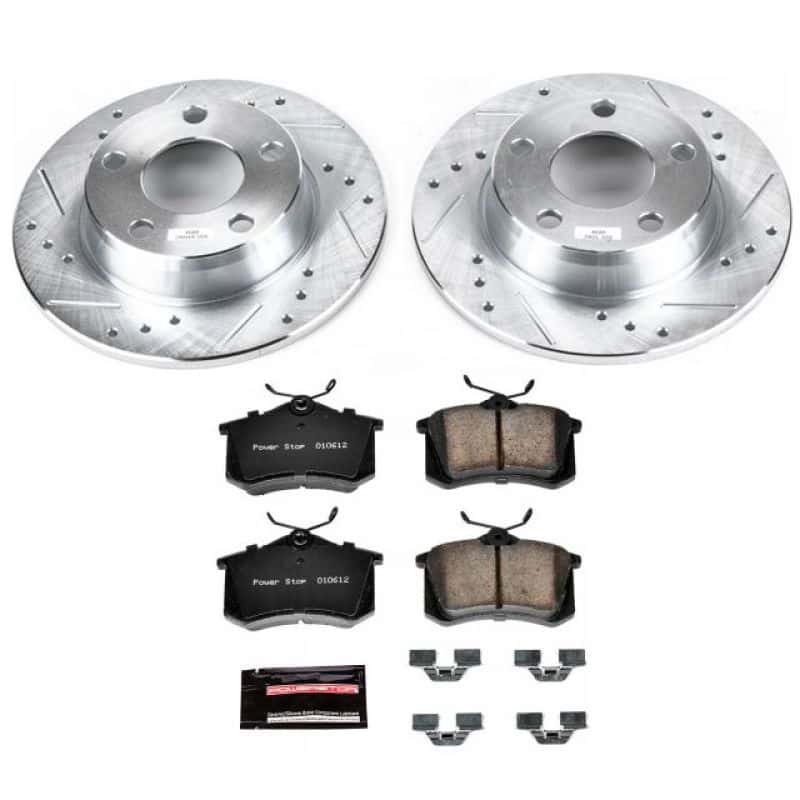 PowerStop — Power Stop 01-05 Audi Allroad Quattro Rear Z23 Evolution Sport Brake Kit - view 1