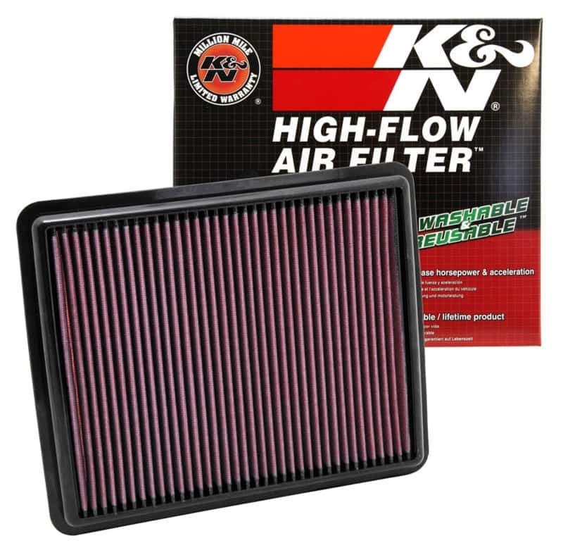 K&N Engineering — K&N Replacement Air Filter 10-12 Hyundai Santa Fe/Kia Sorrento / 11-12 Hyundai Sonata/Kia Optima
Replacement Air Filt
Air Filter - view 4