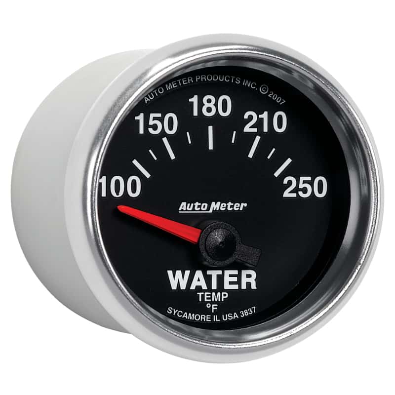 AutoMeter — Autometer GS 52mm 100-250 Deg F Short Sweep Electronic Water Temperature Gauge
2-1/16" WATER TEMP, - view 10