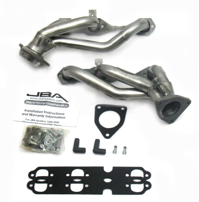 JBA — JBA 99-02 GM Truck 4.3L V6 w/o A.I.R. Injection 1-1/2in Primary Raw 409SS Cat4Ward Header
Exhaust Header - view 1