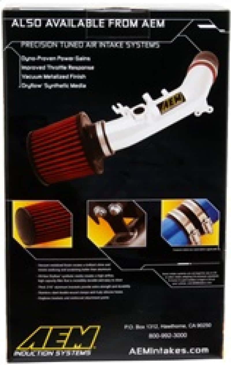AEM Induction — AEM DryFlow Air Filter - Round 2.75in ID x 6.25in OD x 8.25in H fits 2007-2014 Ford/Volvo
AEM DryFlow Air Filt
Air Filter - view 8