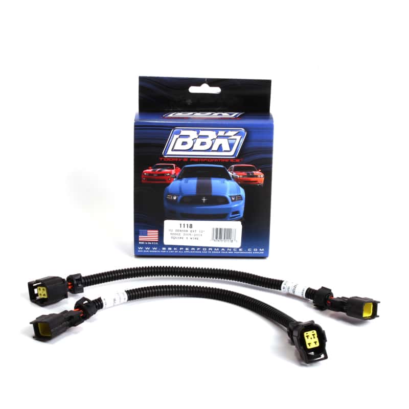 BBK — BBK 05-20 Dodge 4 Pin Square Style O2 Sensor Wire Harness Extensions 12 (pair)
O2 Harness Extension
O2SnsrExtCbl - view 1