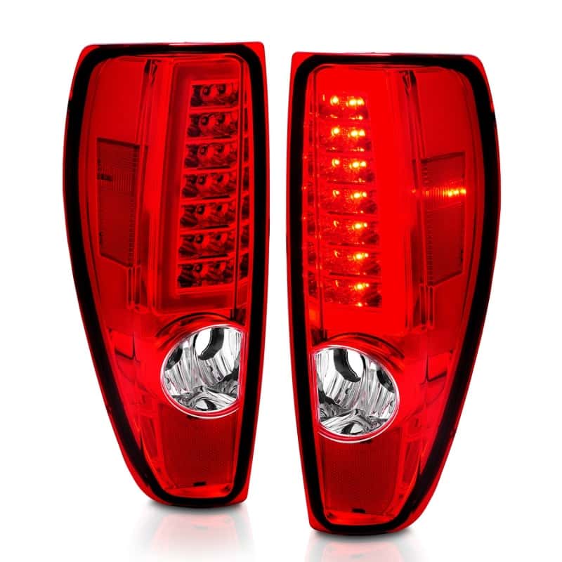 ANZO — ANZO 2004-2012 Chevrolet Colorado/ GMC Canyon LED Tail Lights w/ Light Bar Chrome Housing Red/Clear
Tail Light Set - view 7
