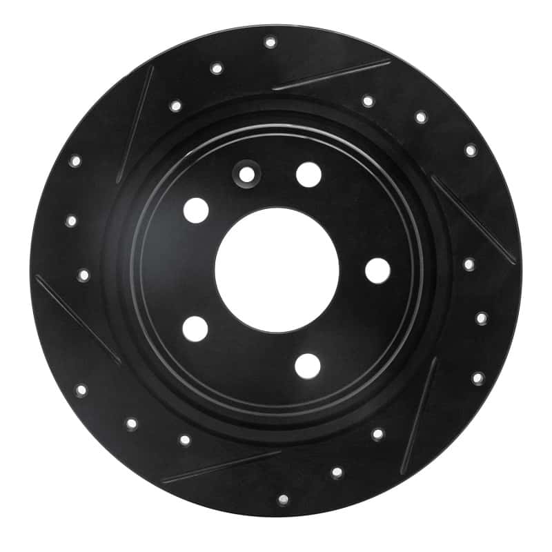 R1 Concepts — R1 11-19 Buick Verano Rear Left Drilled & Slotted Black Brake Rotor
R1 Brake Rotor Drill - view 1