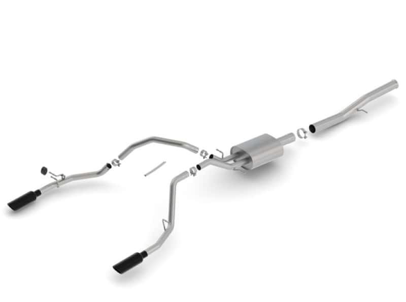 Borla — Borla 14-8 Chevrolet Silverado 1500 6.2L V8 AT/MT Extended Cab Standard Bed S-Type Exhaust
Cat-Back System - view 3