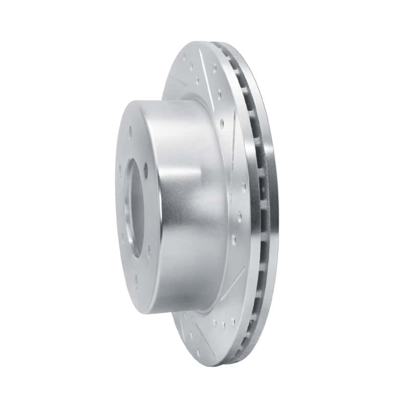 R1 Concepts — R1 19-25 Ford BRONCO Rear Right Drilled & Slotted Silver Brake Rotor
R1 Brake Rotor Drill - view 2
