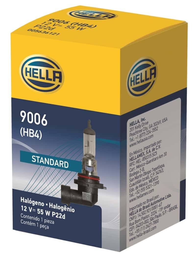 Hella — Hella 9006 12V 55W Halogen Bulb
9006 Halogen Bulb - view 8