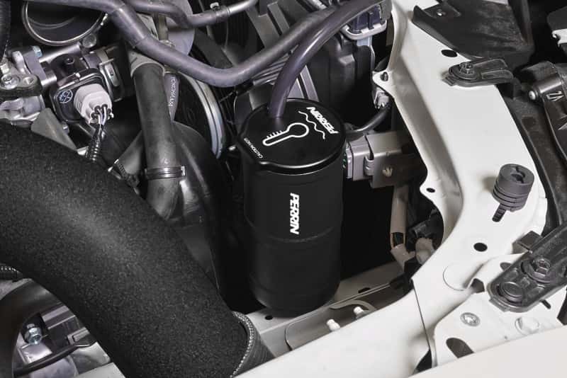 Perrin Performance — PERRIN 02-25 Subaru WRX / 04-21 STI / 13-26 BRZ/GR86/FRS/86 Coolant Overflow Tank - Black - view 5